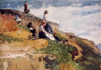 Winslow Homer : On the Cliff